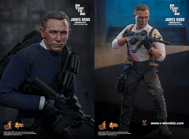 Hot Toys MMS804 No Time To Die James Bond (Commando Outfit)