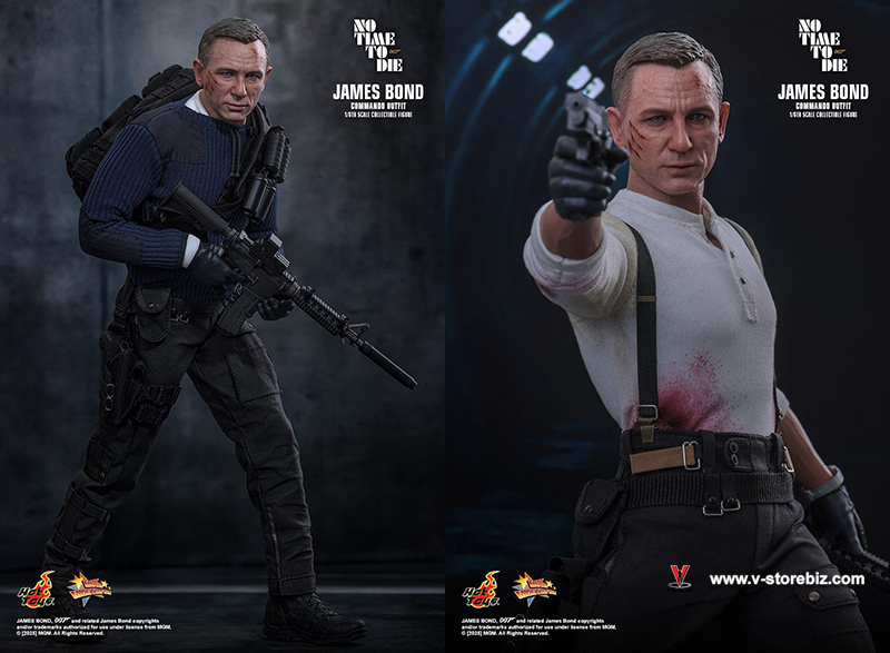 Hot Toys MMS804 No Time To Die James Bond (Commando Outfit)