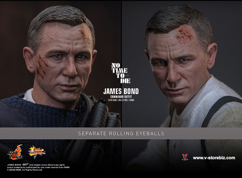 Hot Toys MMS804 No Time To Die James Bond (Commando Outfit)