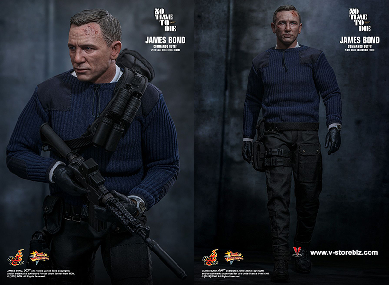 Hot Toys MMS804 No Time To Die James Bond (Commando Outfit)