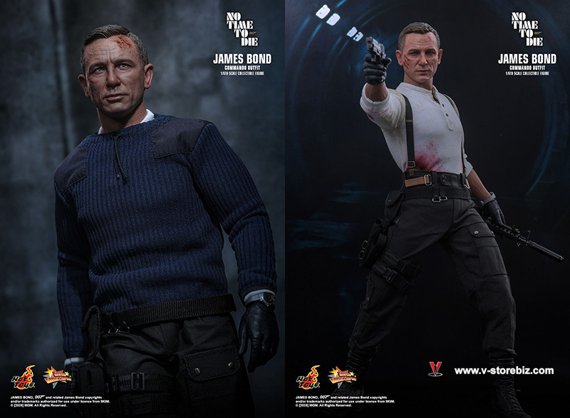 Hot Toys MMS804 No Time To Die James Bond (Commando Outfit)