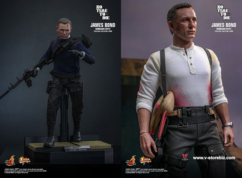 Hot Toys MMS804 No Time To Die James Bond (Commando Outfit)