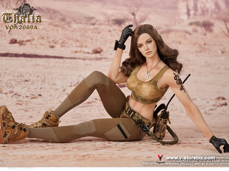 VERYCOOL VCF-2069A Desert Female Soldier Thalia Brown Hair ver