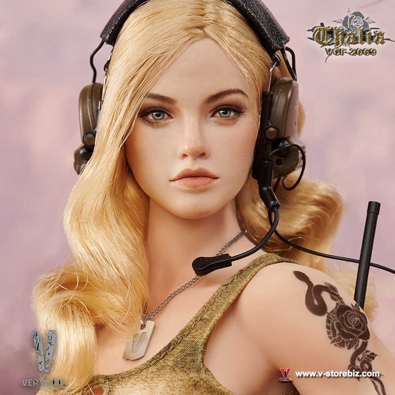 VERYCOOL VCF-2069B Desert Female Soldier Thalia Blonde Hair ver
