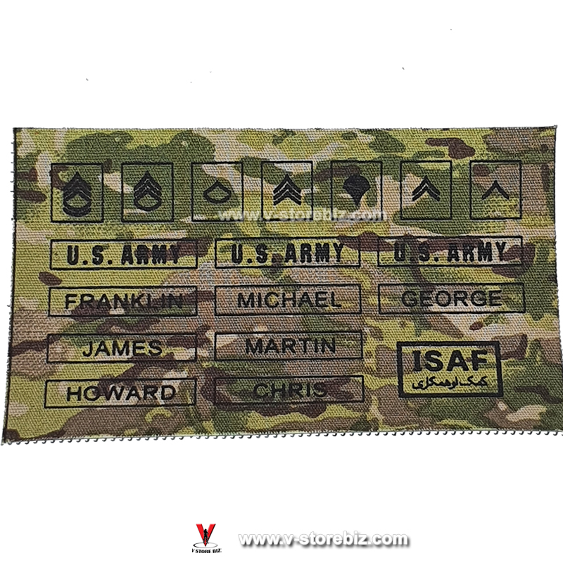 Crazy Dummy US ARMY In Afghanistan Patches