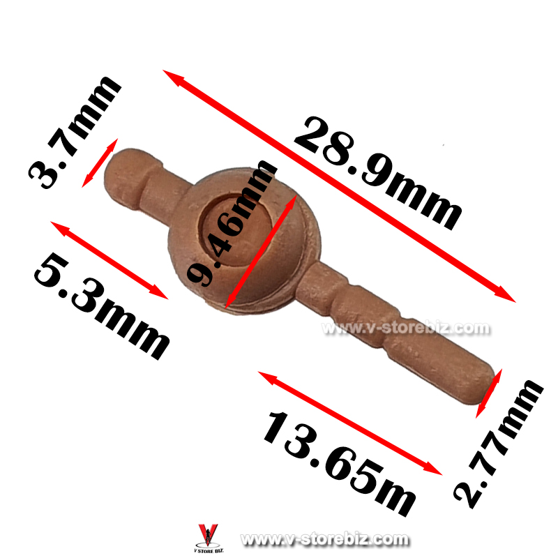 1/6 Action Body Long Wrist Peg (Tan)