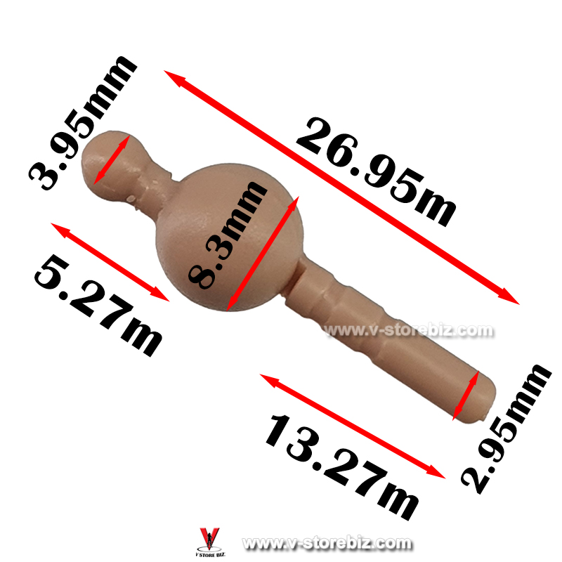 DAMToys Action Body Wrist Peg (Pale)