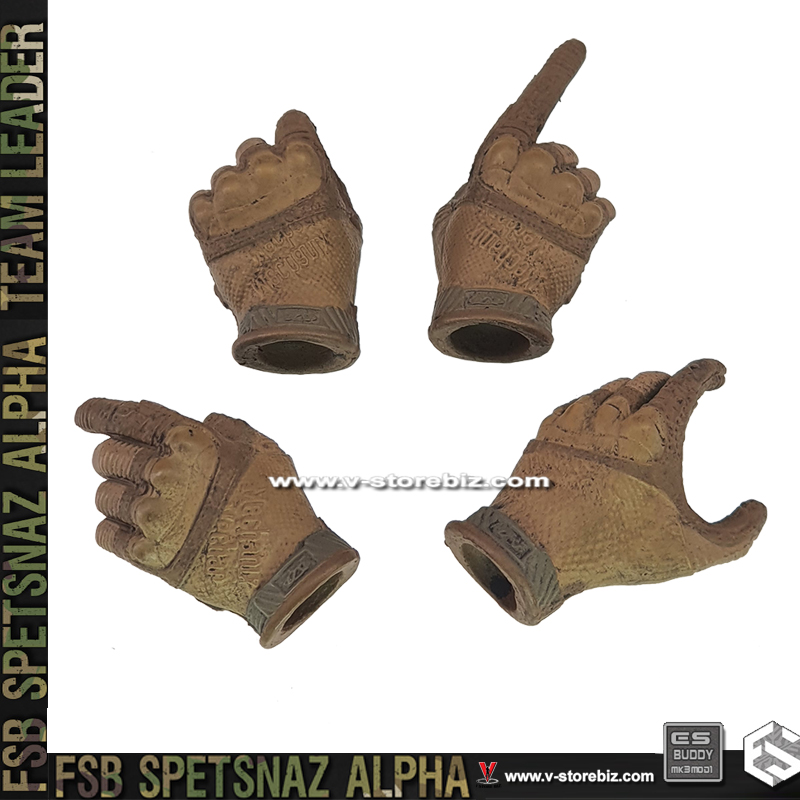 E&S 26071R FSB ALPHA Team Leader M-Pact 3 Tactical Gloved Hands