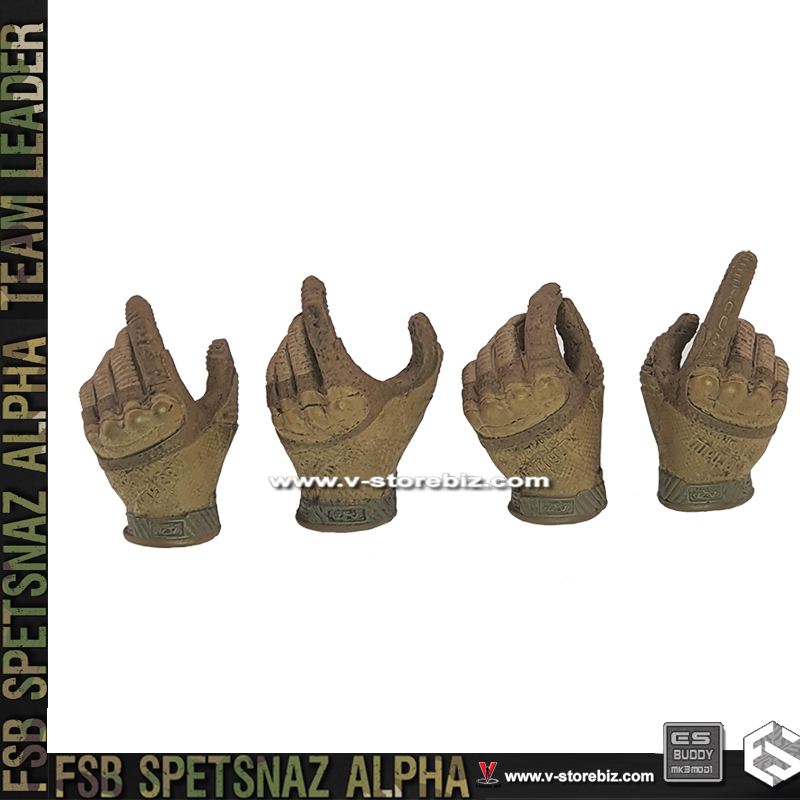 E&S 26071R FSB ALPHA Team Leader M-Pact 3 Tactical Gloved Hands