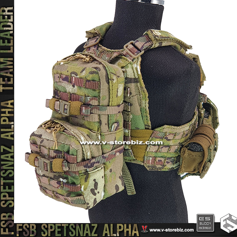 E&S 26071R FSB ALPHA Team Leader DCS Plate Carrier & Pouches