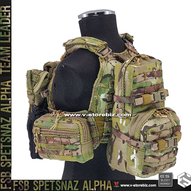 E&S 26071R FSB ALPHA Team Leader DCS Plate Carrier & Pouches