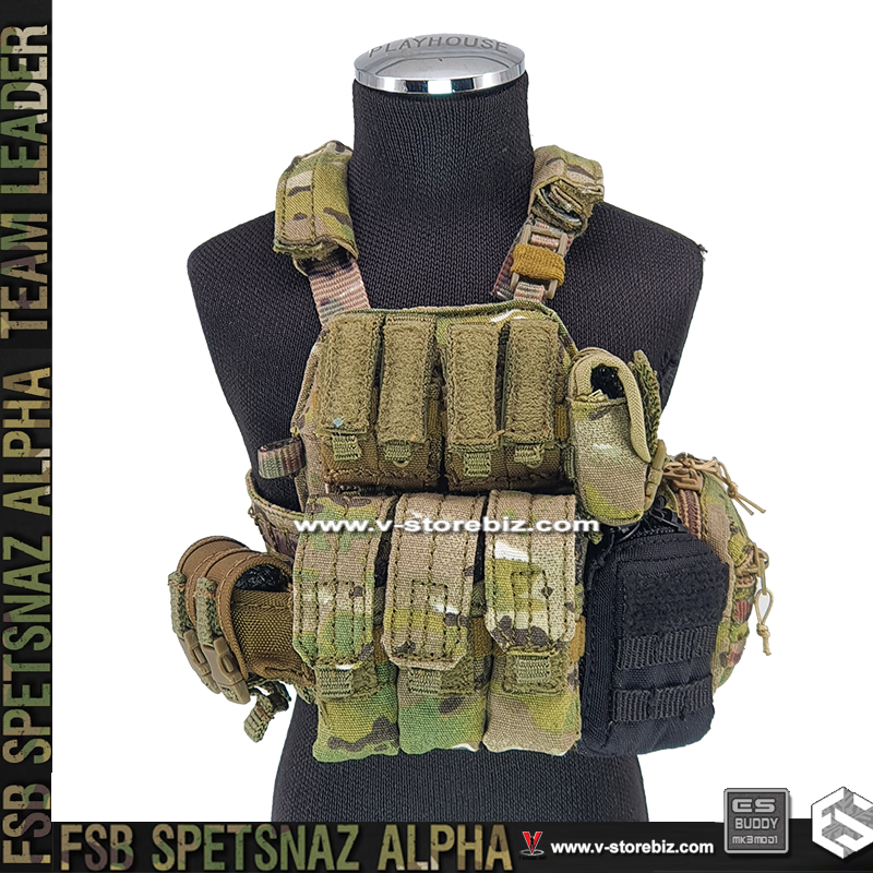 E&S 26071R FSB ALPHA Team Leader DCS Plate Carrier & Pouches