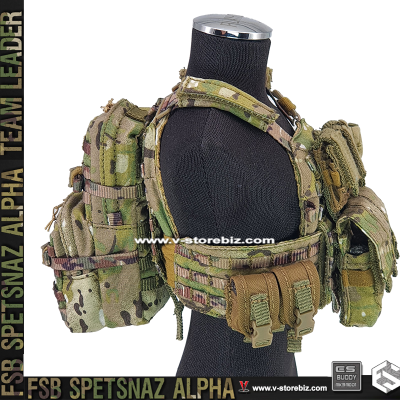 E&S 26071R FSB ALPHA Team Leader DCS Plate Carrier & Pouches