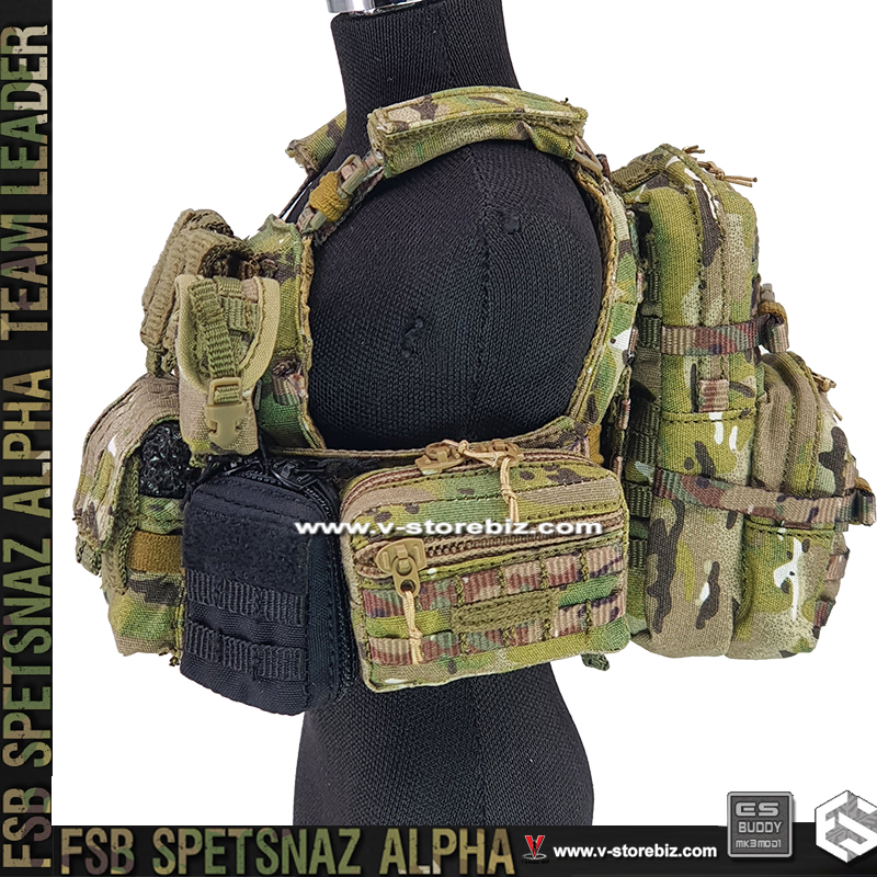 E&S 26071R FSB ALPHA Team Leader DCS Plate Carrier & Pouches