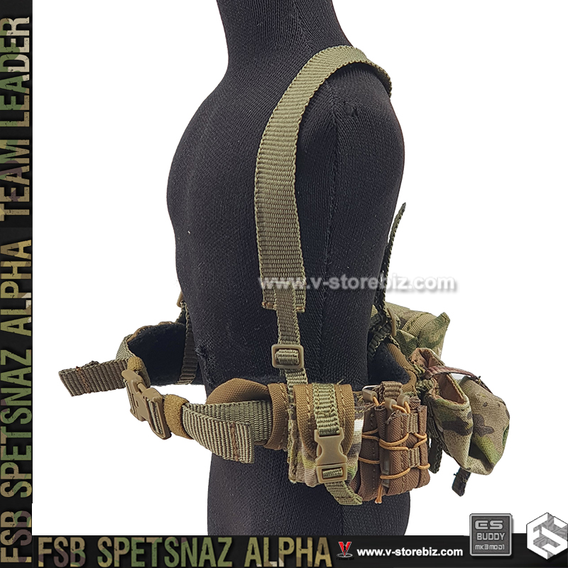 E&S 26071R FSB ALPHA Team Leader Combat Belt & Pouches