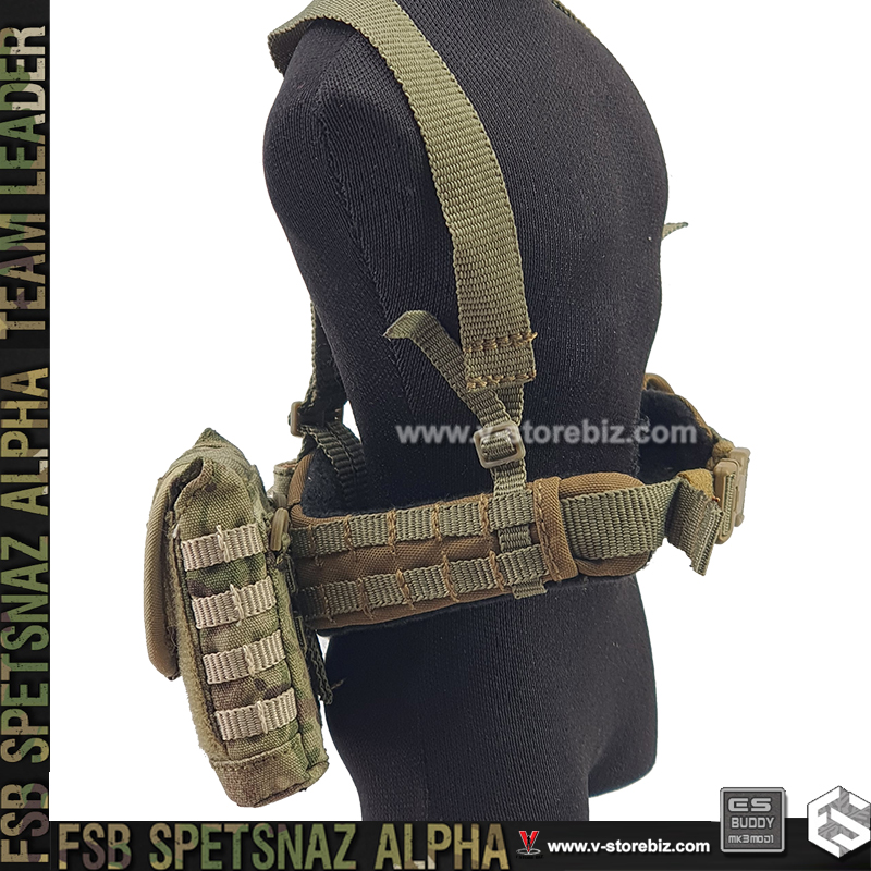 E&S 26071R FSB ALPHA Team Leader Combat Belt & Pouches