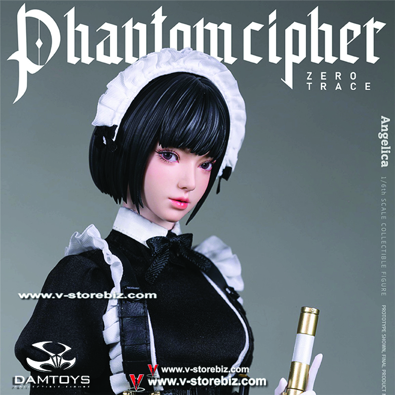DAMTOYS GLC01 PHANTOM CIPHER: ZERO TRACE ANGELICA Original Story Collectible Figure
