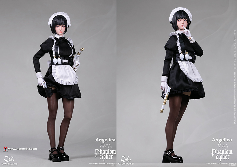 DAMTOYS GLC01 PHANTOM CIPHER: ZERO TRACE ANGELICA Original Story Collectible Figure