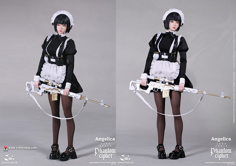 DAMTOYS GLC01 PHANTOM CIPHER: ZERO TRACE ANGELICA Original Story Collectible Figure