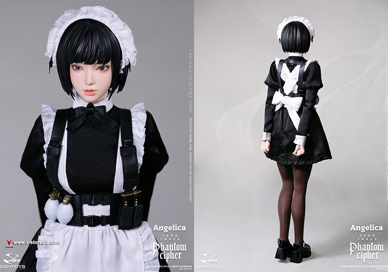 DAMTOYS GLC01 PHANTOM CIPHER: ZERO TRACE ANGELICA Original Story Collectible Figure