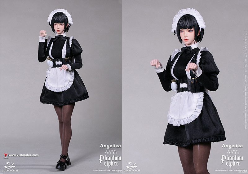 DAMTOYS GLC01 PHANTOM CIPHER: ZERO TRACE ANGELICA Original Story Collectible Figure