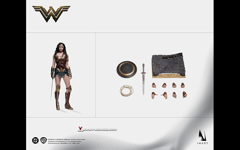 INART AGA023 Batman v Superman: Dawn of Justice - Wonder Woman Collectible Figure