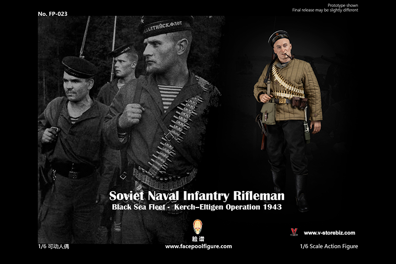 Facepoolfigure FP023A WWII Soviet Naval Black Sea Fleet Rifleman Regular version  
