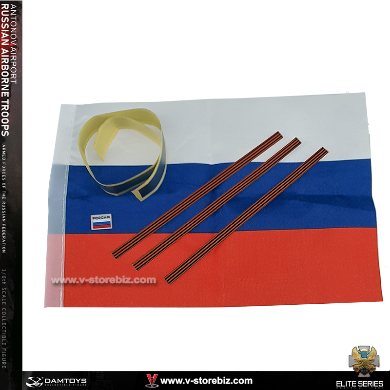 DAM 78105 Russian Airborne Troops Flag & Ribbon Patch