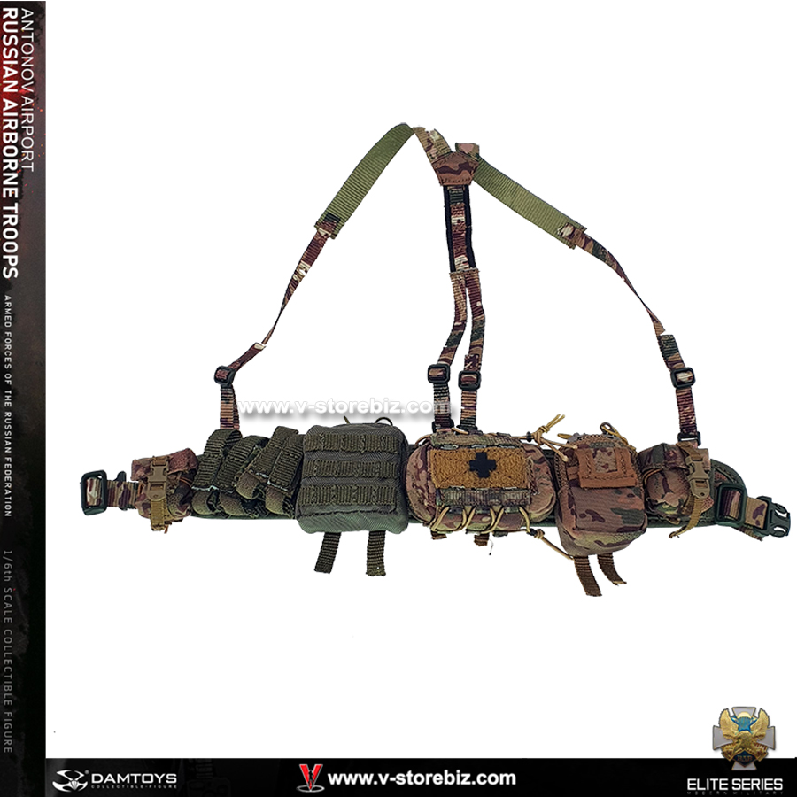 DAM 78105 Russian Airborne Troops Battle Belt & Pouches