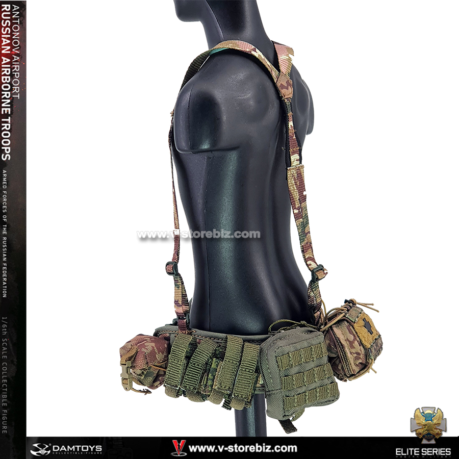 DAM 78105 Russian Airborne Troops Battle Belt & Pouches