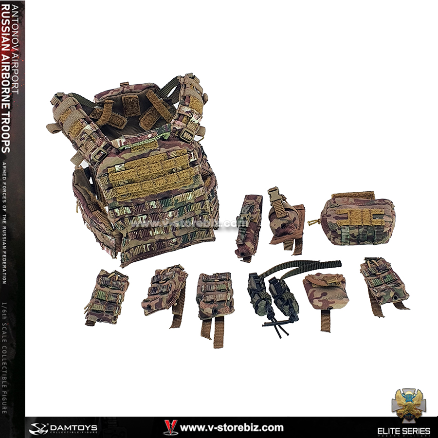 DAM 78105 Russian Airborne Troops Atom Body Armor & Pouches