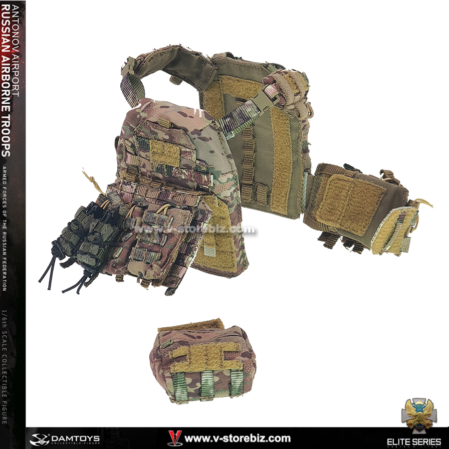 DAM 78105 Russian Airborne Troops Atom Body Armor & Pouches