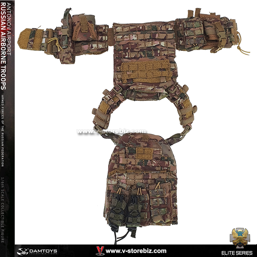 DAM 78105 Russian Airborne Troops Atom Body Armor & Pouches