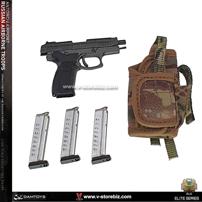 DAM 78105 Russian Airborne Troops YARYGIN PYa Pistol & Holster