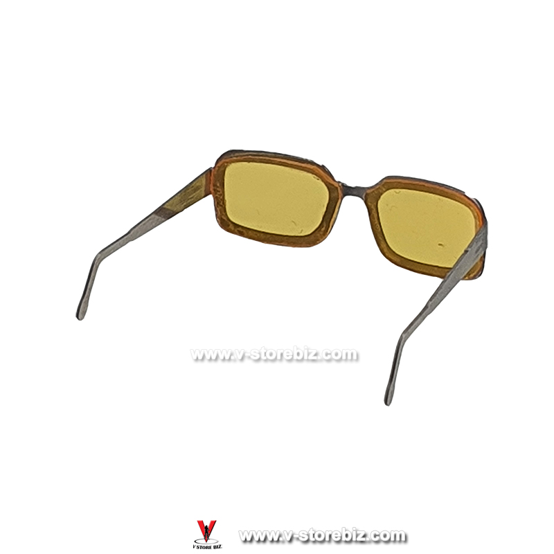 Metal Sunglasses Yellow Lens