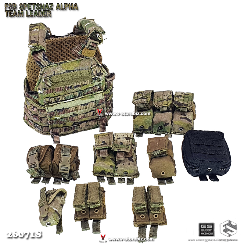 E&S 26071S FSB ALPHA SPETSNAZ DCS Plate Carrier & Pouches