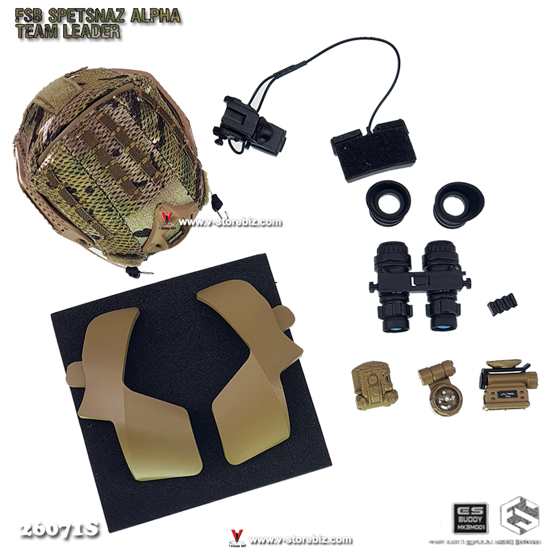 E&S 26071S FSB ALPHA SPETSNAZ Airframe Helmet & NVG