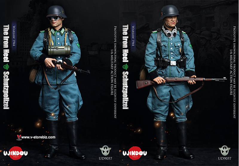 UJINDOU UD9057 The Iron Heel-WWII German Schutzpolizei Warsaw 1944