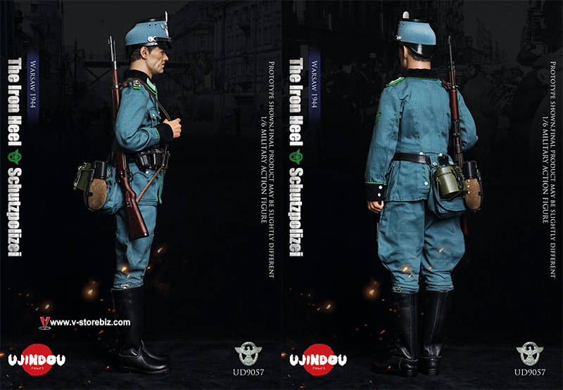 UJINDOU UD9057 The Iron Heel-WWII German Schutzpolizei Warsaw 1944