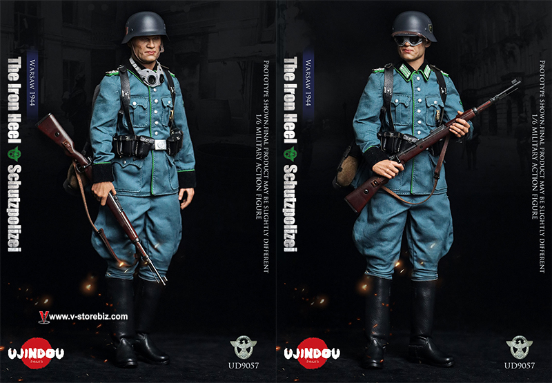 UJINDOU UD9057 The Iron Heel-WWII German Schutzpolizei Warsaw 1944
