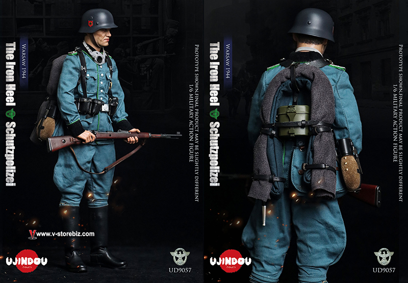 UJINDOU UD9057 The Iron Heel-WWII German Schutzpolizei Warsaw 1944
