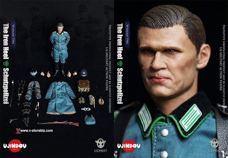UJINDOU UD9057 The Iron Heel-WWII German Schutzpolizei Warsaw 1944