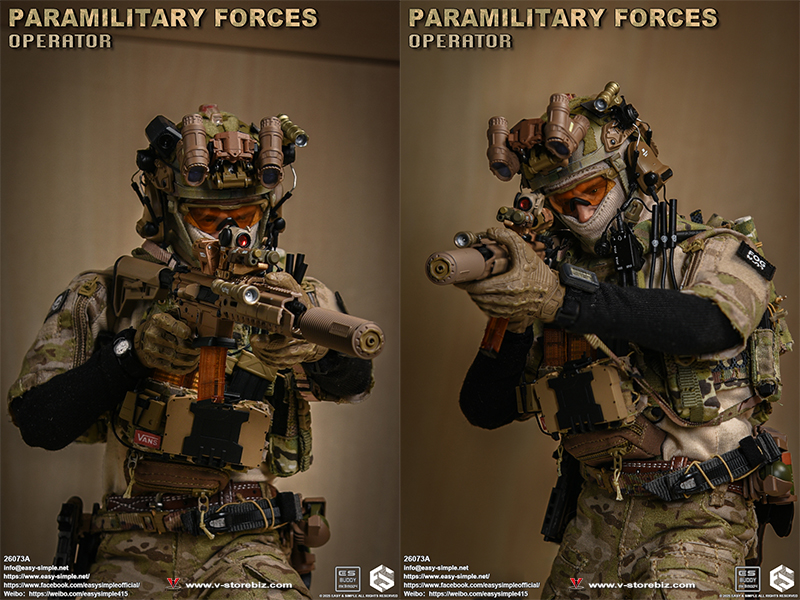 E&S 26073A Paramilitary Forces Operator