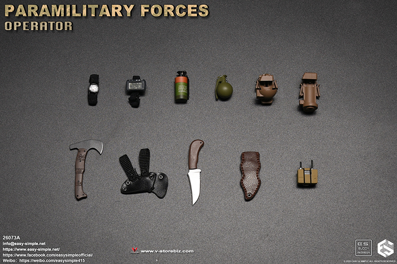 E&S 26073A Paramilitary Forces Operator