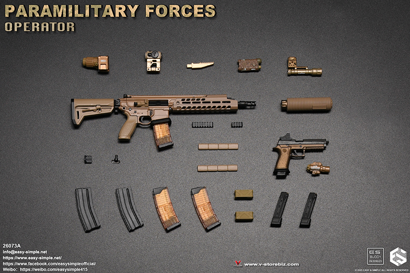 E&S 26073A Paramilitary Forces Operator