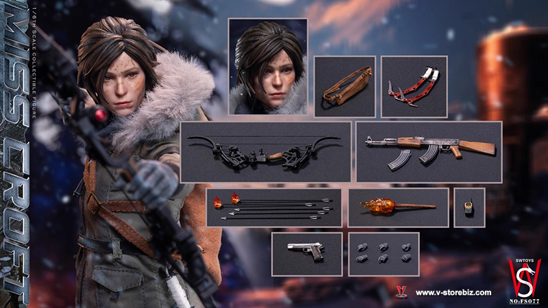 SWTOYS FS077B Miss Croft Battle Damage Ver.