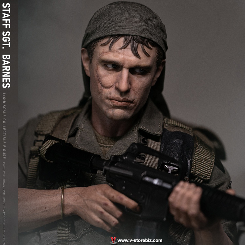 ミリタリー DAMTOYS 1/12 Vietnam War Sergeant DAMTOYS DMS045 Platoon Vietnam War U.S. Army Staff Sergeant Barnes