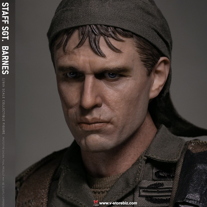 DAMTOYS DMS045 Platoon Vietnam War U.S. Army Staff Sergeant Barnes
