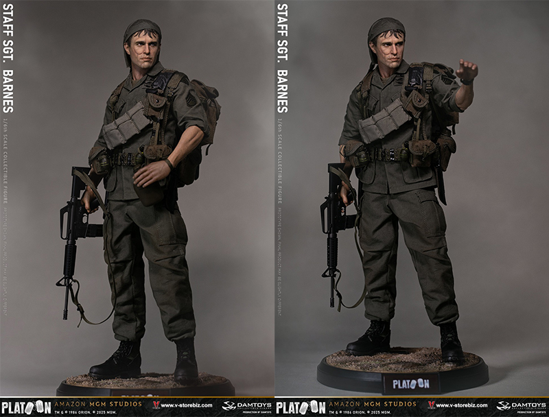 DAMTOYS DMS045 Platoon Vietnam War U.S. Army Staff Sergeant Barnes