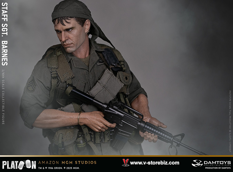 DAMTOYS DMS045 Platoon Vietnam War U.S. Army Staff Sergeant Barnes